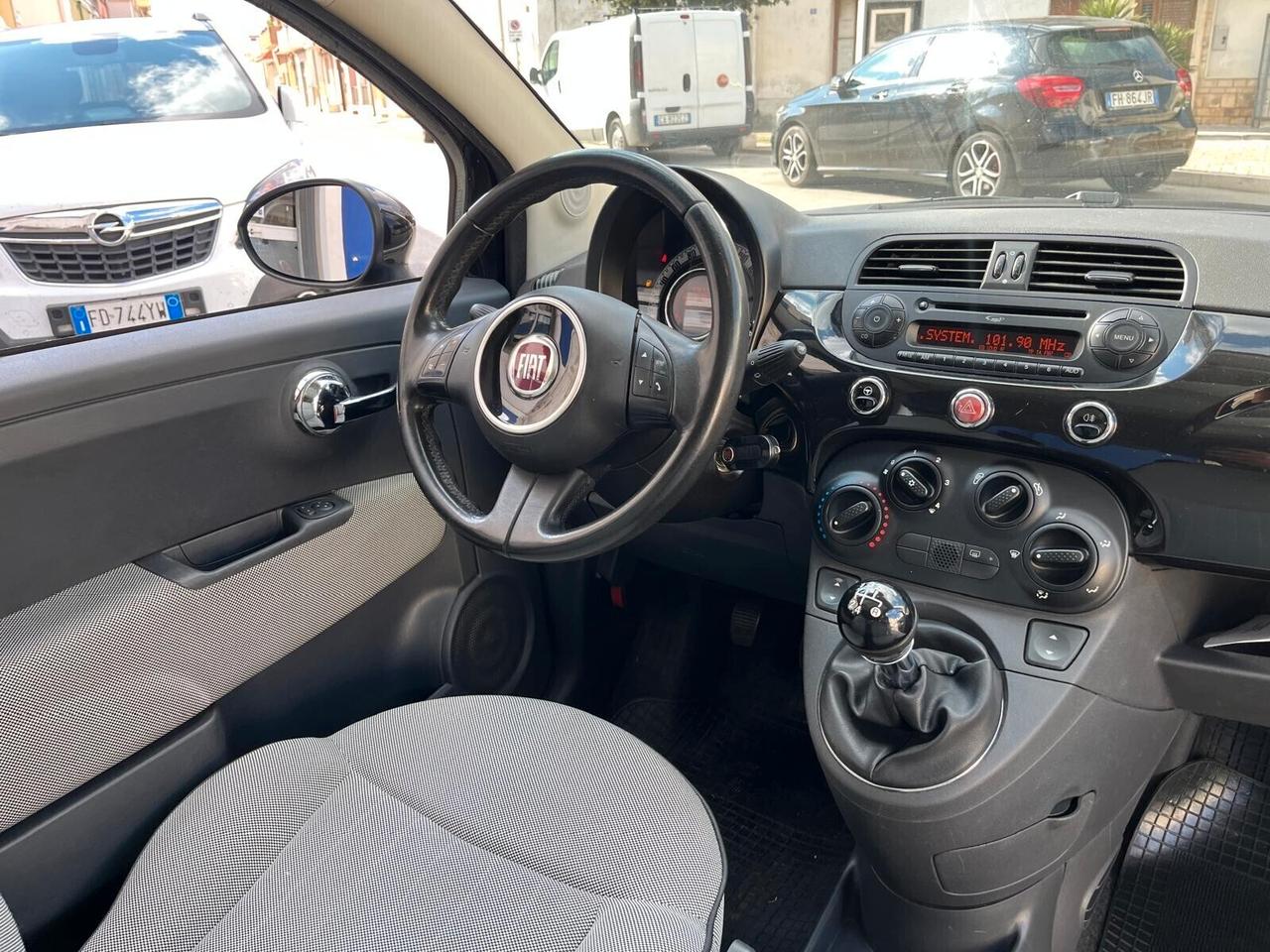 FIAT 500 1.2 BENZ LOUNGE ANNO 2013 970000 51KW 70CV TETTO PANORAMICO