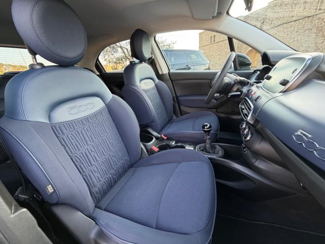 FIAT 500X 1.3 MJET 95CV CLUB+NAVI CARPLAY+CERCHI+PELLETEX