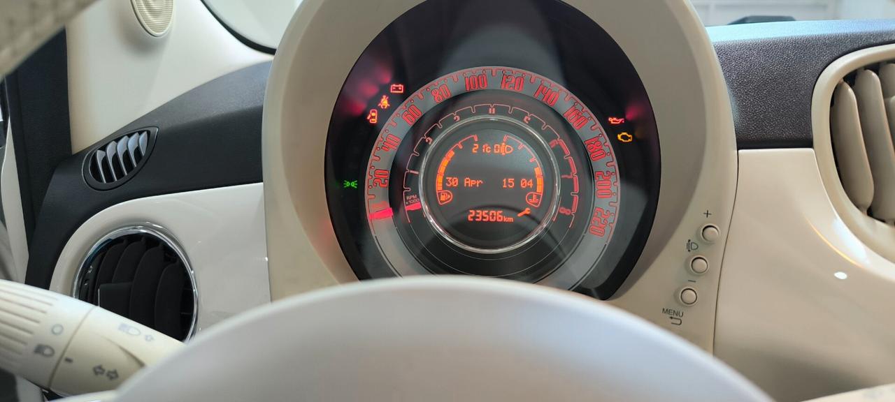Fiat 500 1.2 lounge km23mila unipro ok neopatentati