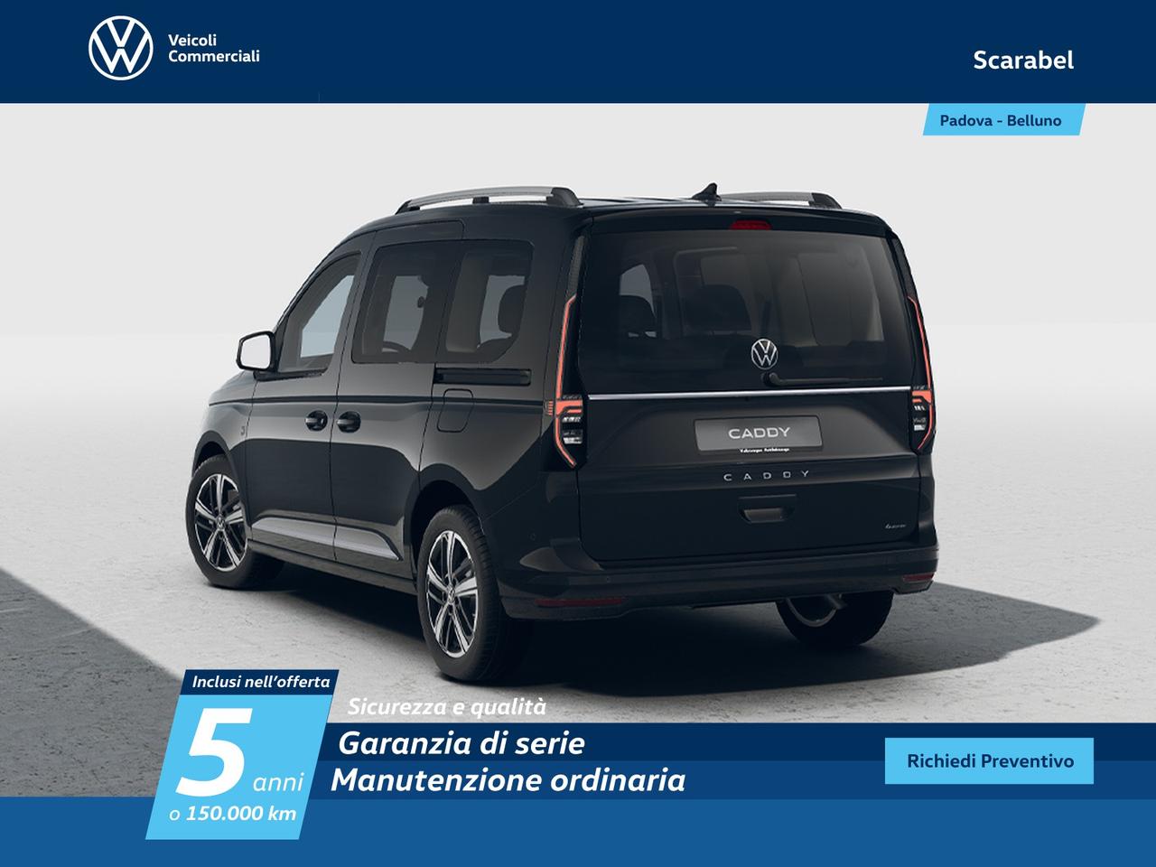 Volkswagen Caddy 2.0 tdi 122cv style dsg7 my24