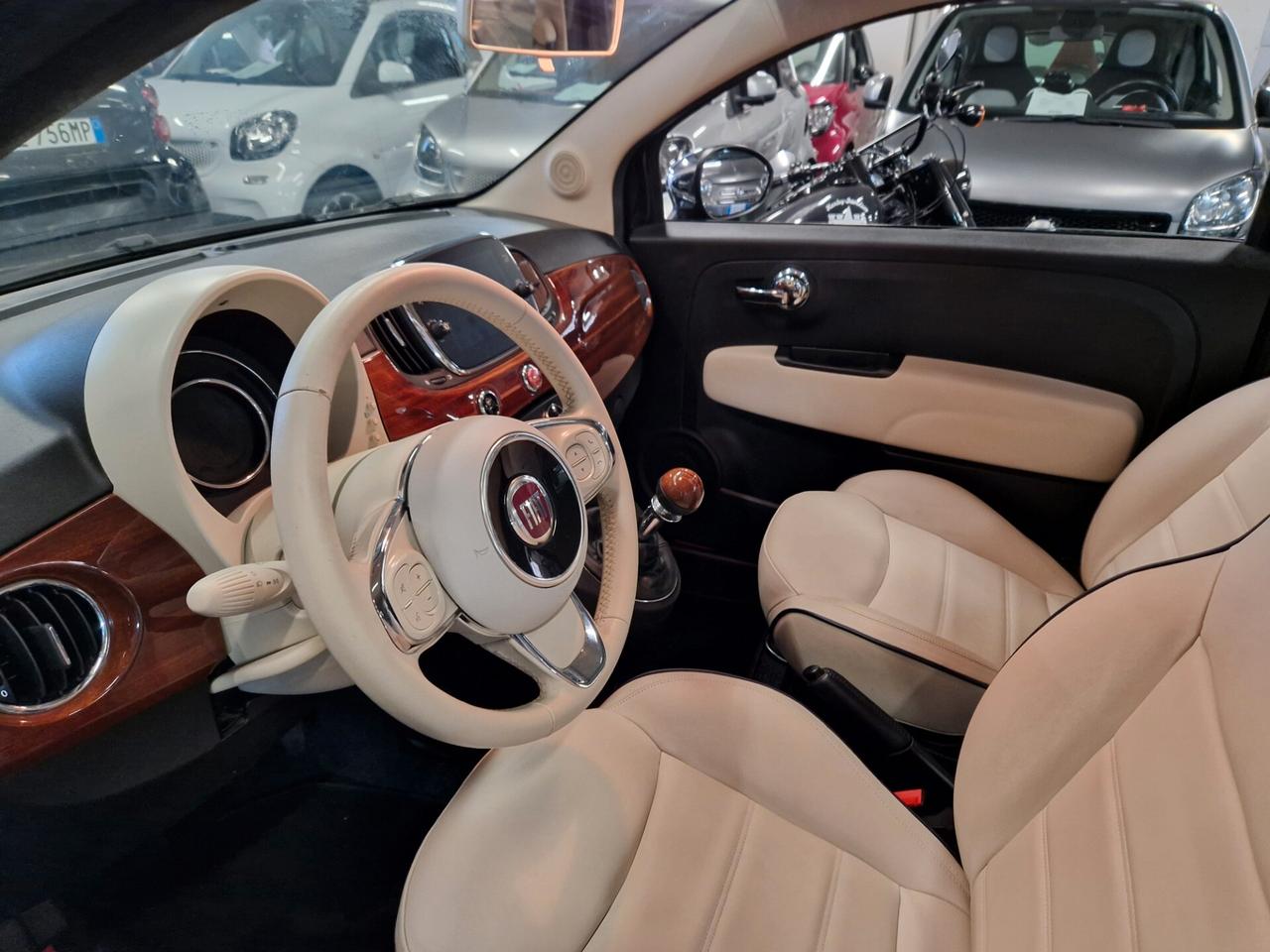 Fiat 500 1.2 Riva spettacolare solo 77000km pelle legno