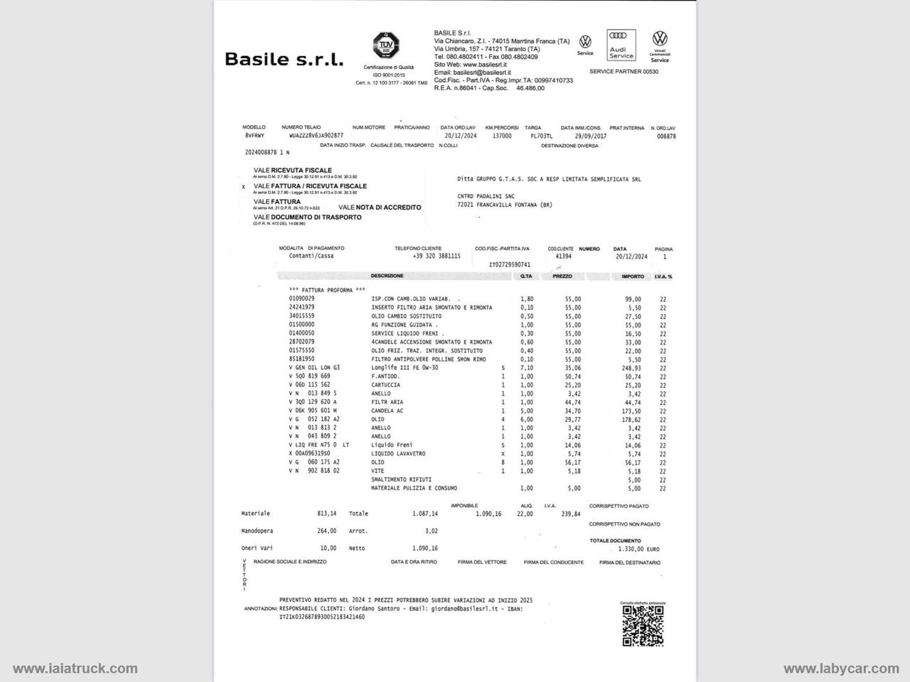 AUDI RS 3 SPB 2.5 TFSI quattro S tronic RS 2.5 BENZINA-400CV