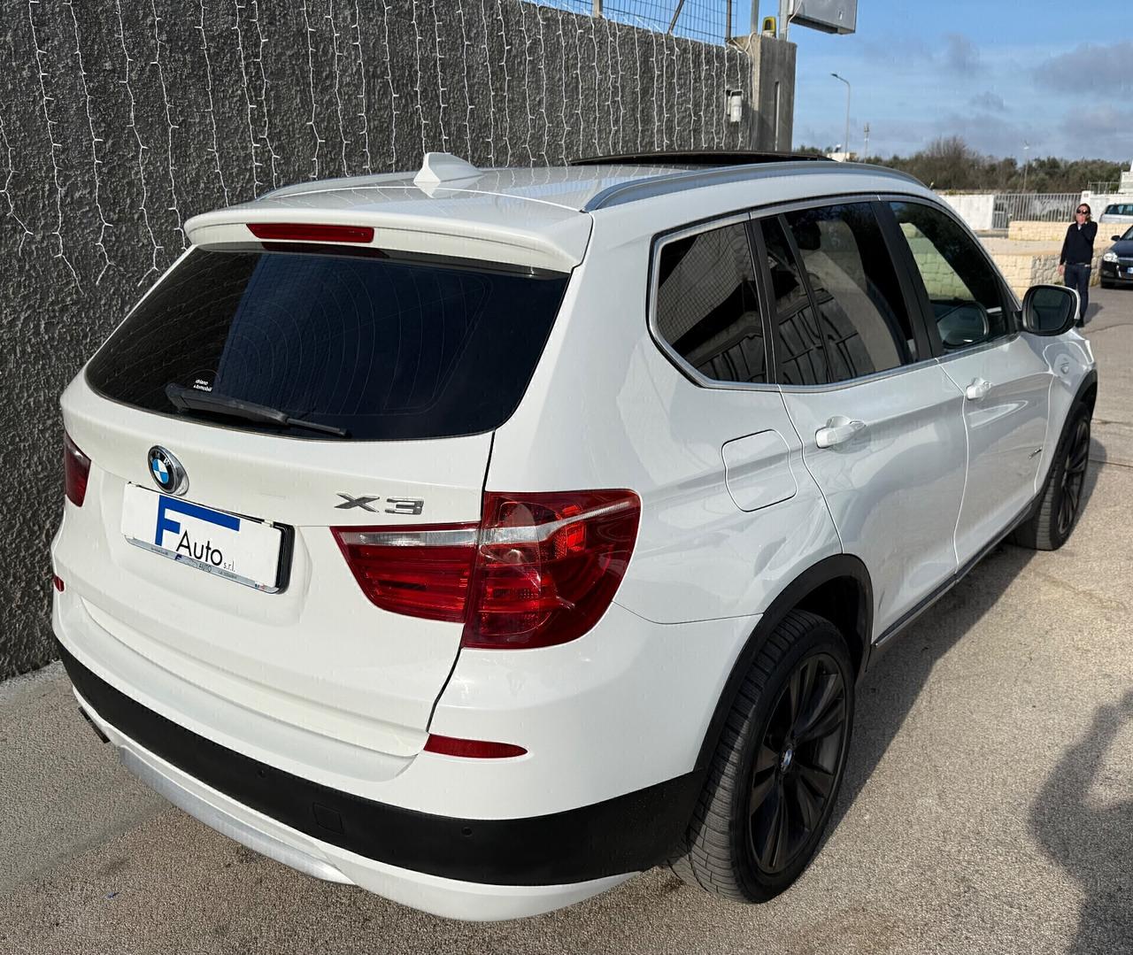 Bmw X3 xDrive 30d,TETTO PANORAMICO APRIBILE,pelle Bordeaux,Xeno+Led,Bluetooth,ecc.