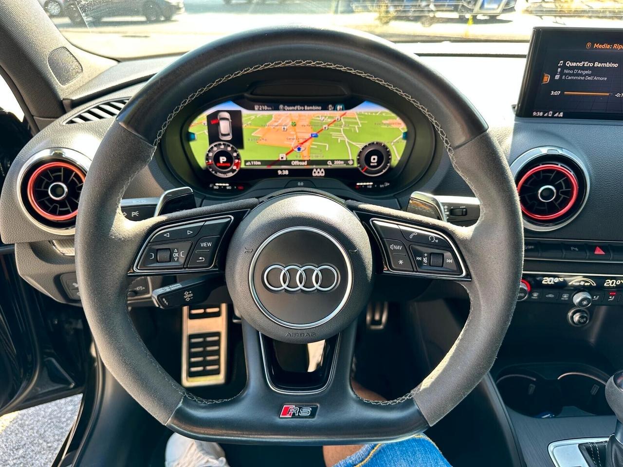 AUDI RS3 SPB QUATTRO 2.5cc TFSI BENZINA TURBO S-TRONIC 400CV EURO6B