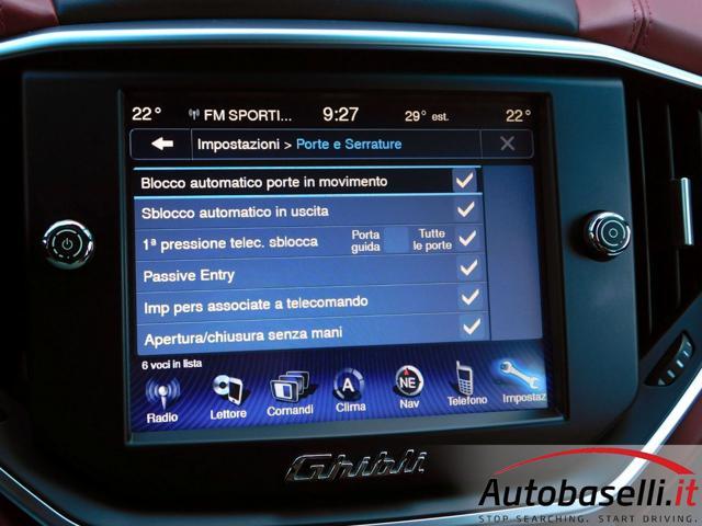 MASERATI Ghibli 3.0 V6 DIESEL 275CV AUTOMATICA EURO 6B, CERCHI 20"