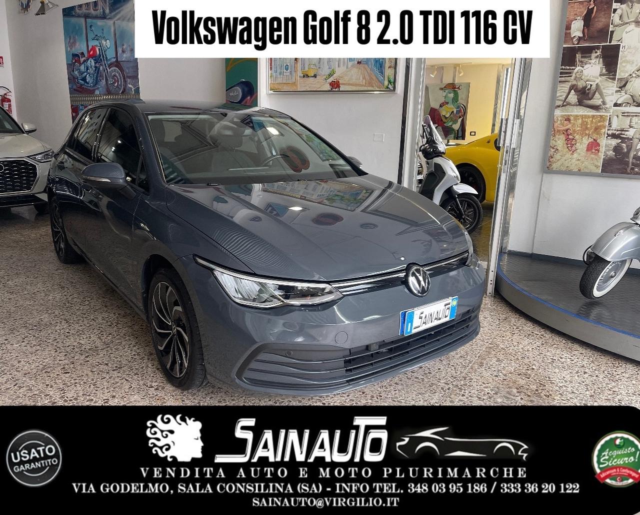 Volkswagen Golf 8 2.0 TDI 116 CV GARANZIA