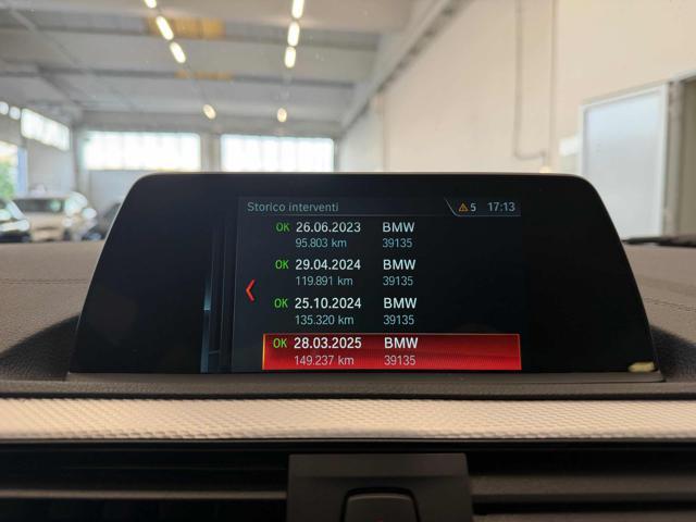 BMW 120 d M sport*BELLISSIMA*RETROCAMERA*SERVICE UFFICIALI