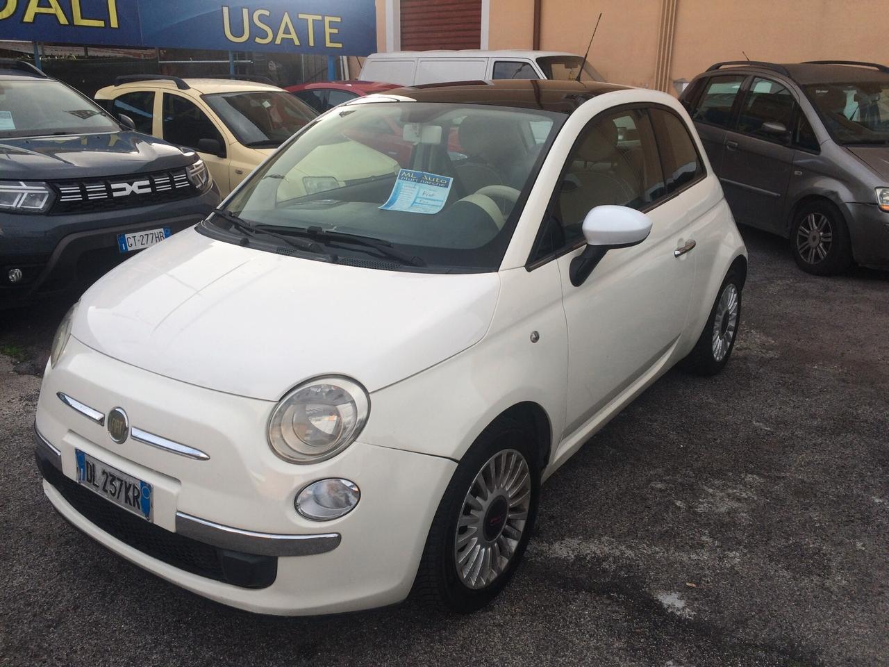 2007 Fiat 500 1.2 Lounge benzina GPL !! TAGLIANDATA CINTA DISTR.FATTA KM 206000!