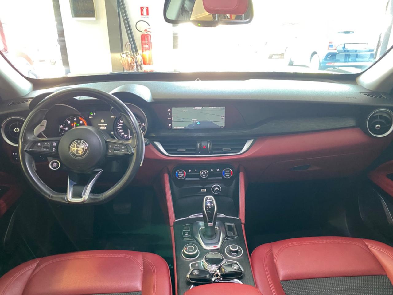 Alfa Romeo Stelvio 2.2 190 CV AT8 Executive Pelle ROSSA