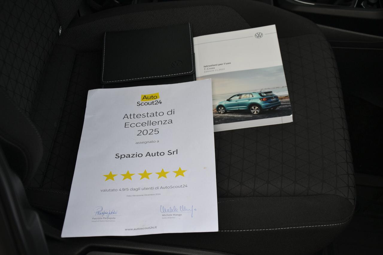 Volkswagen T-Cross 1.0 95CV STYLE **KM10000**PREZZO REALE**UNIPRO'**