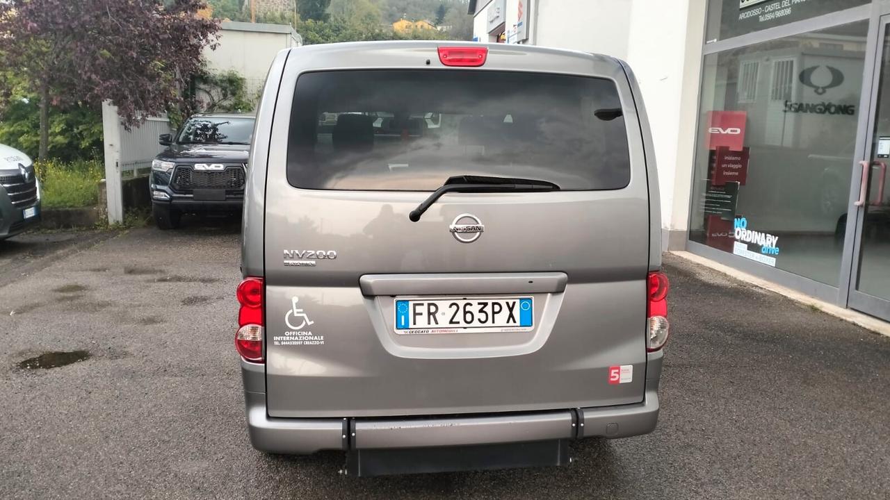 Nissan NV200 EVALIA 1.5 DCI TRASPORTO DISABILI CON PEDANA 7 POSTI