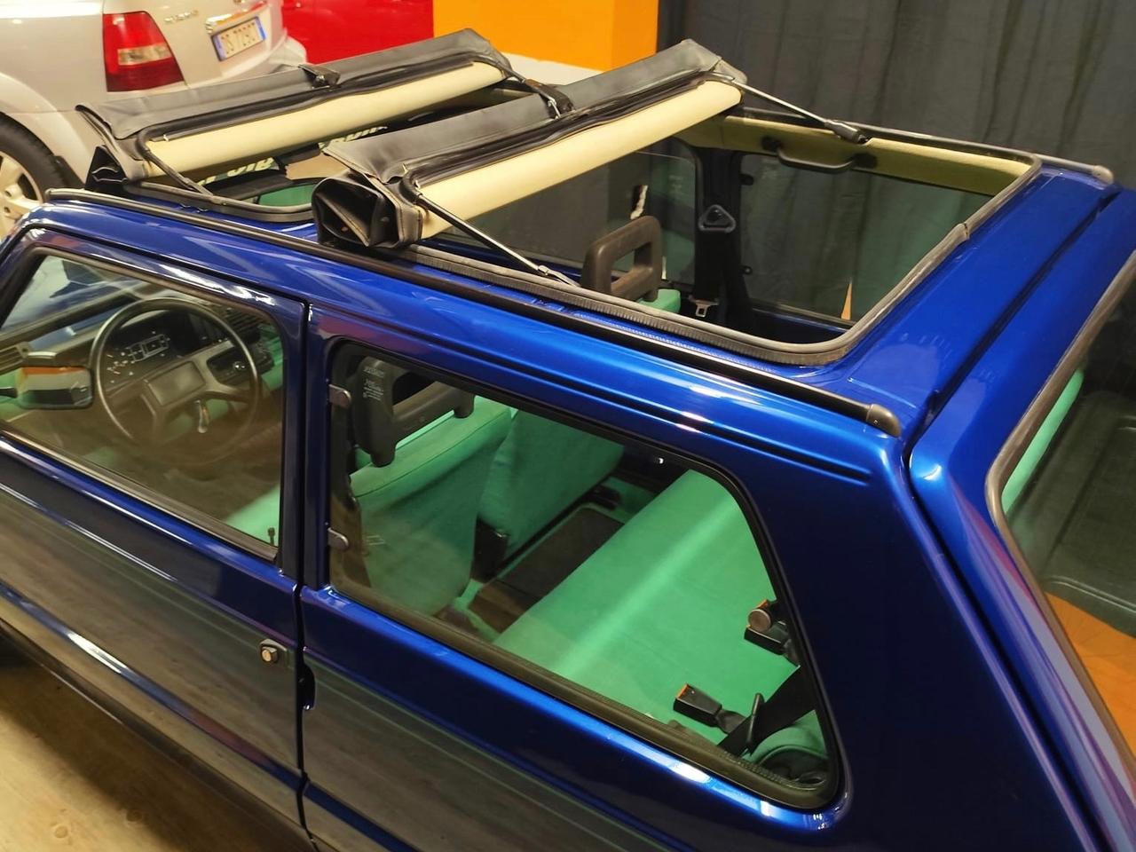 STRAORDINARIA FIAT PANDA SERGIO TACCHINI 750 FIRE, UNICO PROPRIETARIO CON SOLI 46.308 KM CON TETTO APRIBILE