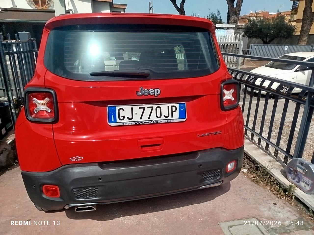 RENEGADE 1.6 Mjt 130 CV Limited *PREZZO VERO* UNIPRO-CRONO TAGLIANDI