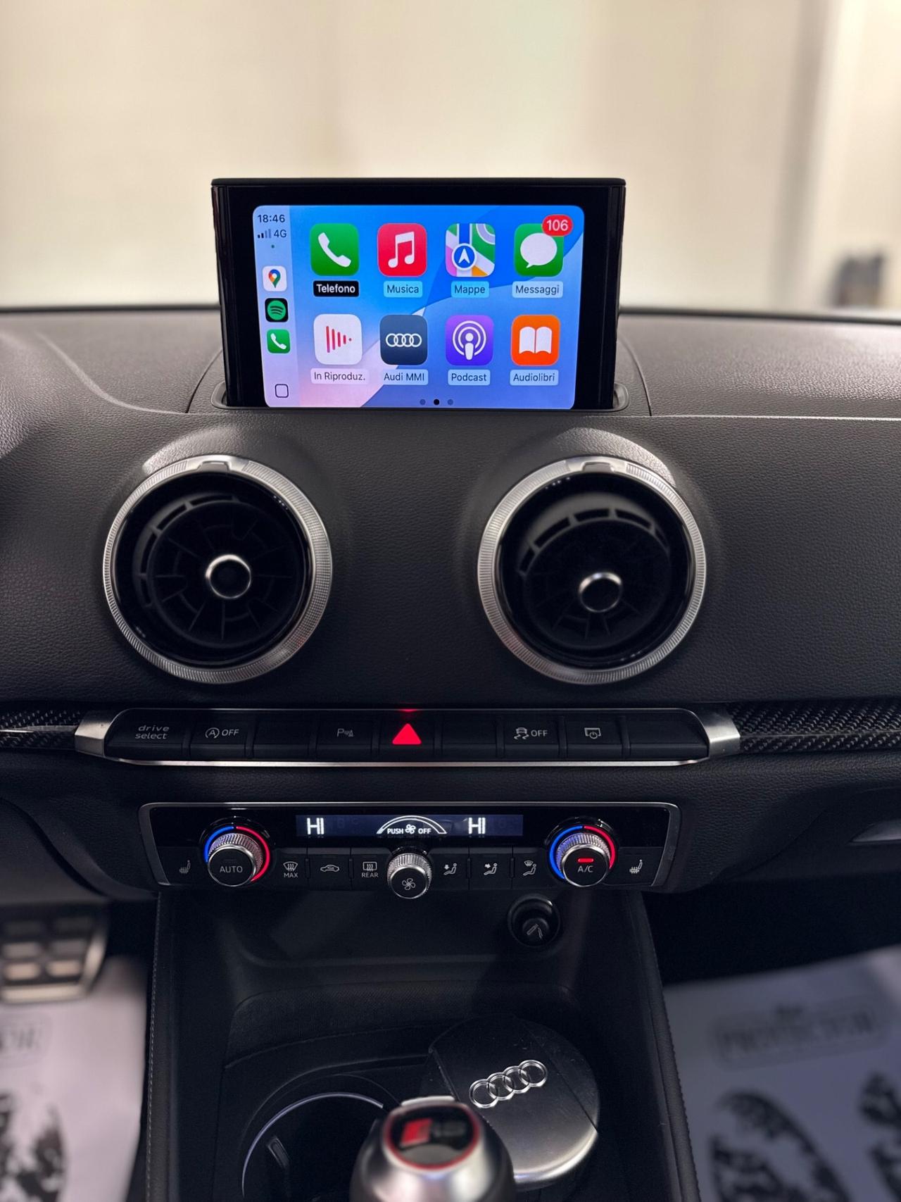 Audi RS3 Sedan 2.5 TFSI quattro S tronic TAGLIANDI UFFICIALI AUDI PROMO OMAGGIO BLACK FRIDAY FINO AL 29 NOVEMBRE