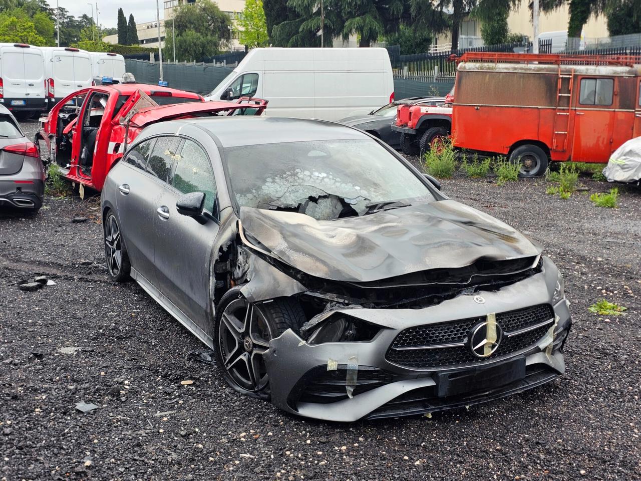 INCENDIATO Mercedes-benz CLA 200 d Automatic AMG Line Premium