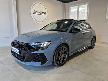 Audi A3 RS3 SPB SCARICHI TETTO MATRIX CARBONIO SONOS PELLE ACC PINZE ROSSE C19 280KM/H