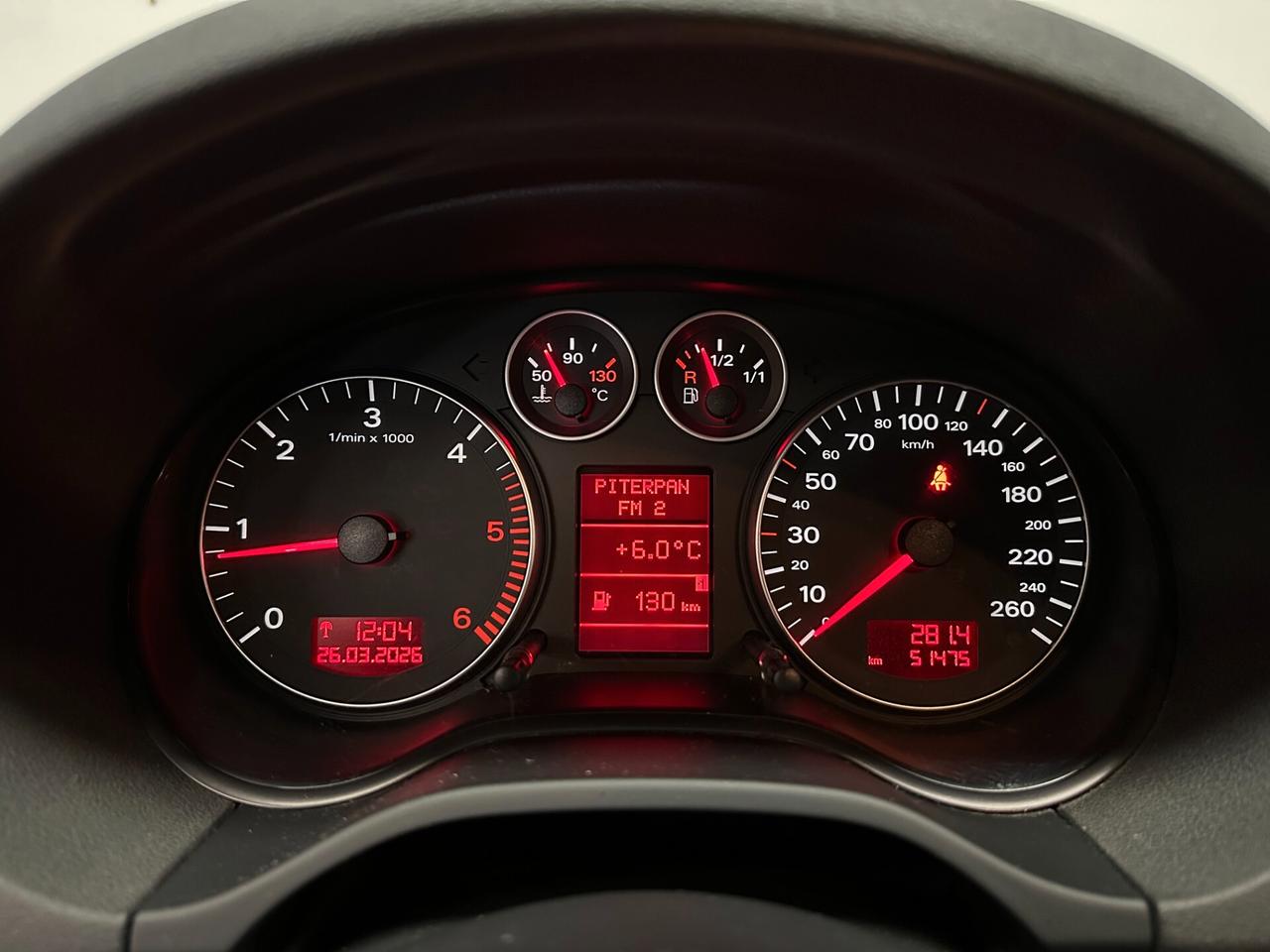 Audi A3 SPB 2.0 TDI 170 CV QUATTRO Ambition 51.000KM