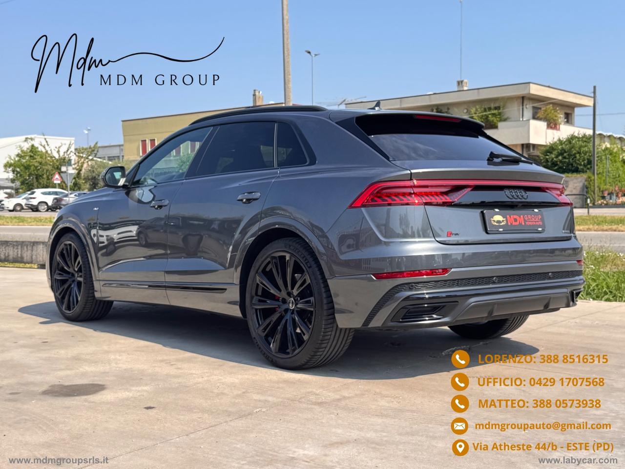 AUDI Q8 50 TDI 286 CV qu.tiptr. S line PLUS TAGLIANDI OFFICIALI