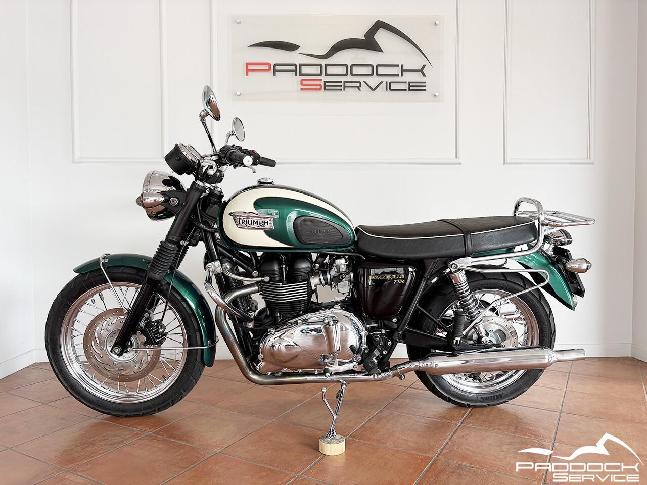 Triumph Bonneville T100 2012 23.120 km Forest green