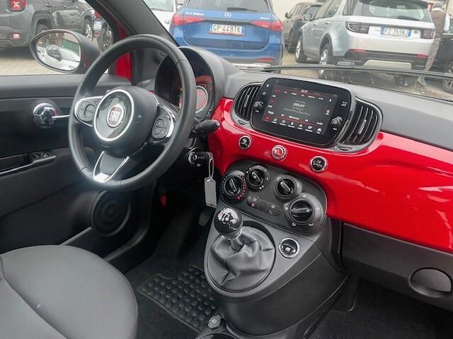 Fiat 500 1.0 Hybrid Red