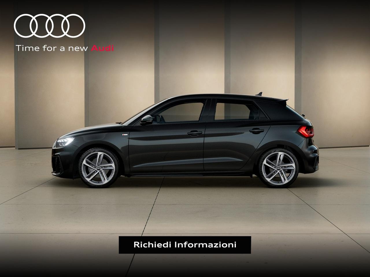 Audi A1 sportback 30 1.0 tfsi identity black 116cv