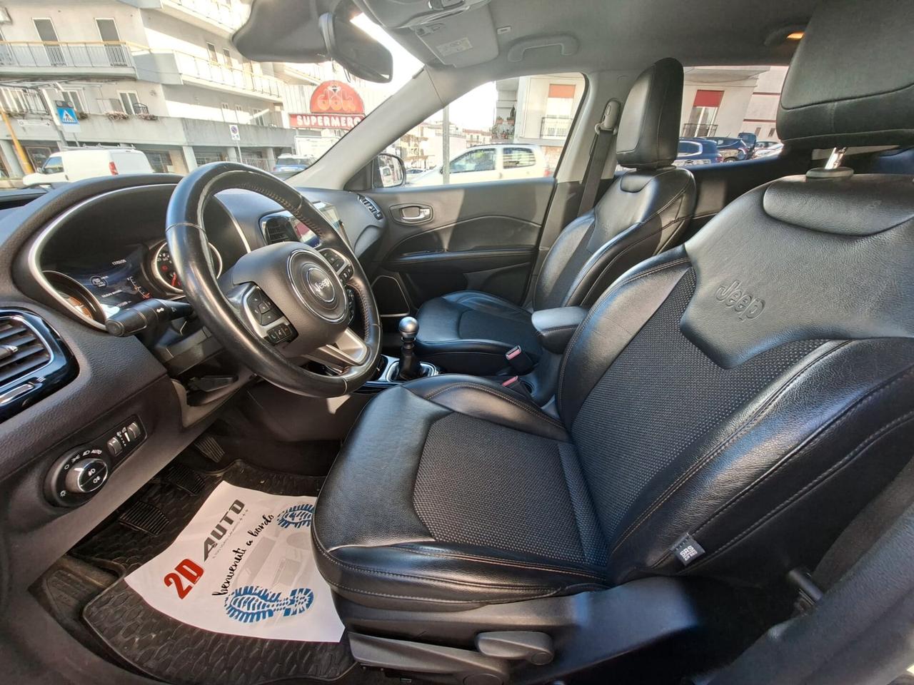 Jeep Compass 1.6 M.Jet Limited * Bicolore * Pelle * Navi * Garantita 12 Mesi