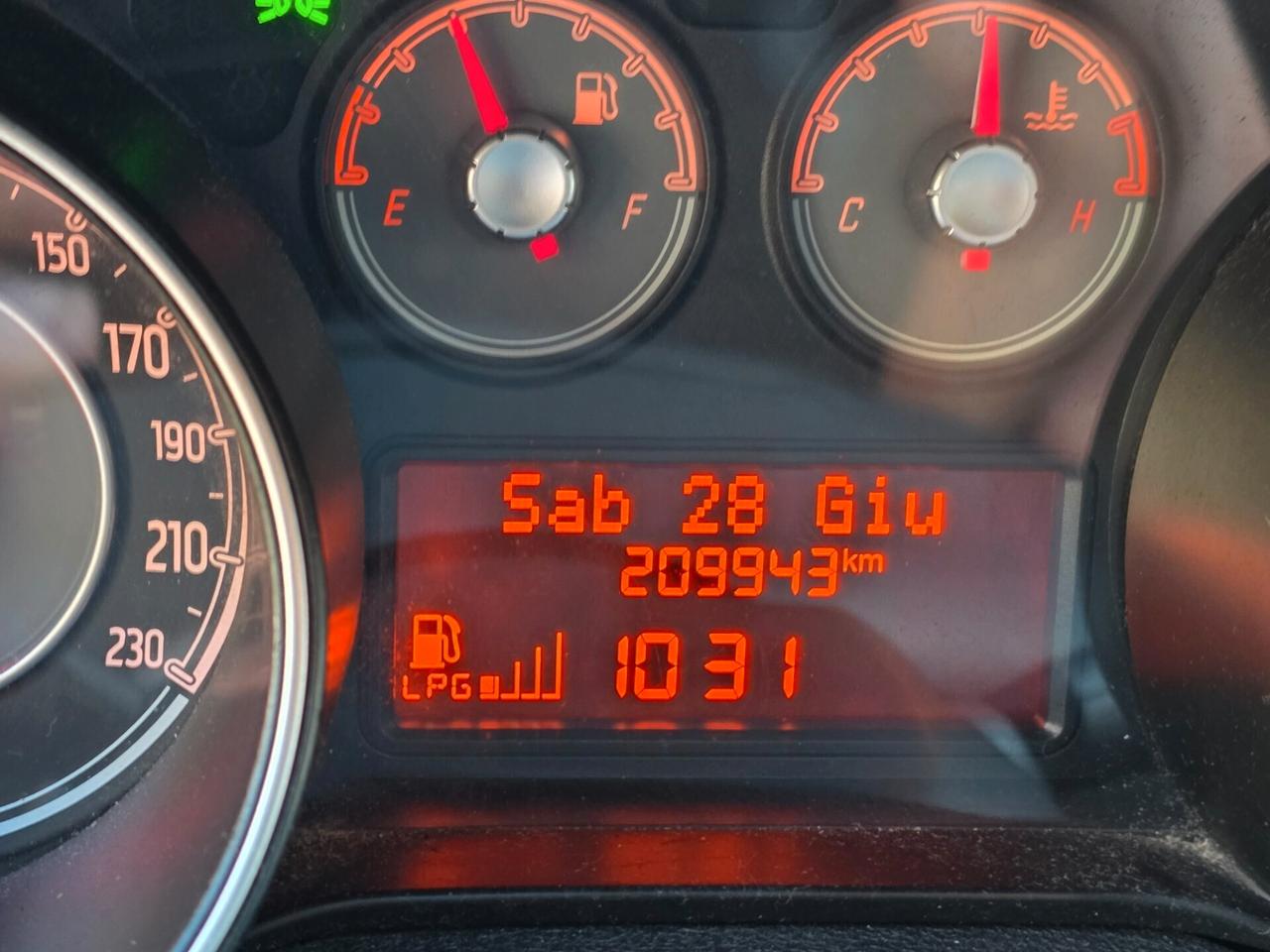 Fiat Punto 1.4 8V 3 P GPL 2034 UNICO PROPRIETARIO