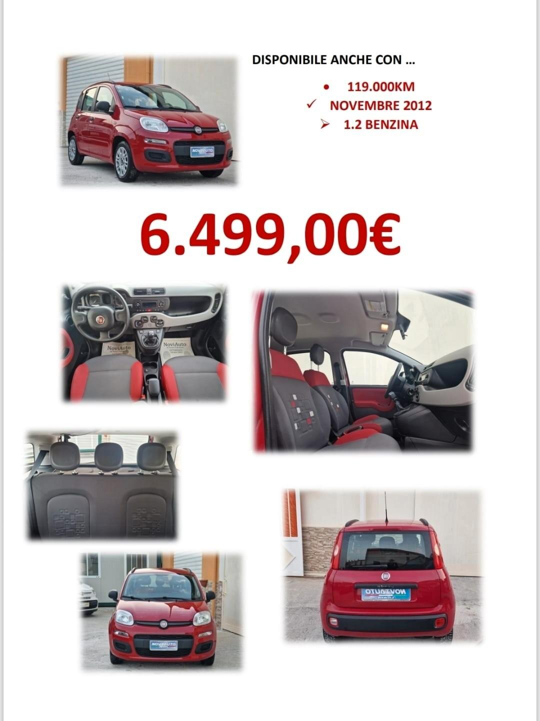 Fiat Panda 1.2 benzina 70cv 0tt.2013