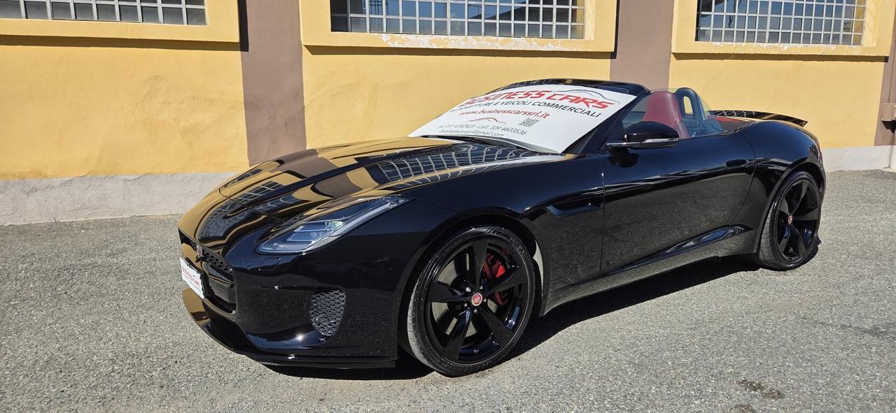 Jaguar F-Type 3.0 V6 340 CV COUPE' CABRIO KM.84000 CERTIFICATI UNICO PROPRIETARIO!