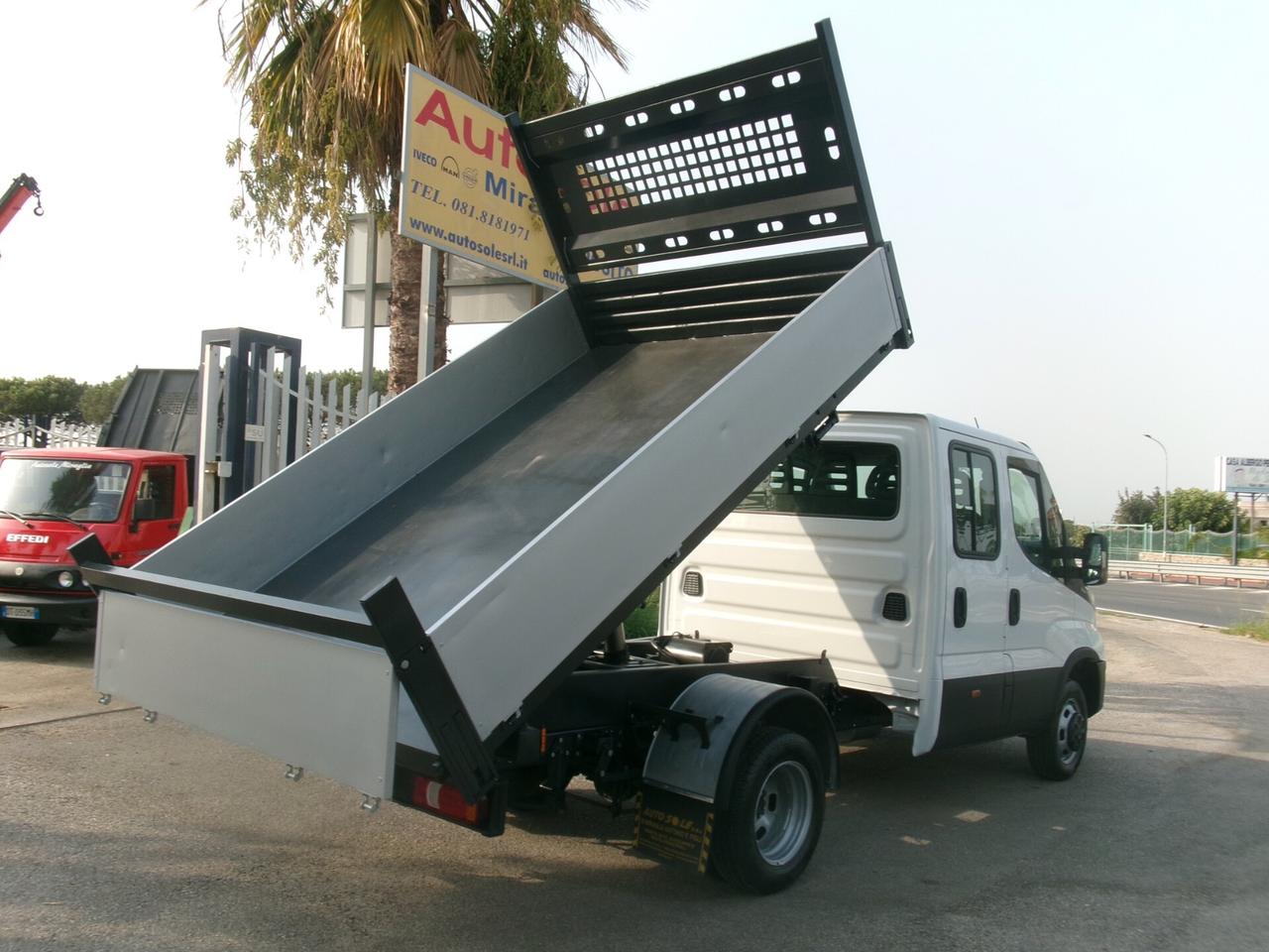 Iveco Daily 35C14 2.3 140CV DOP CAB 7 POSTI, RIBALTABILE **35000 KM**