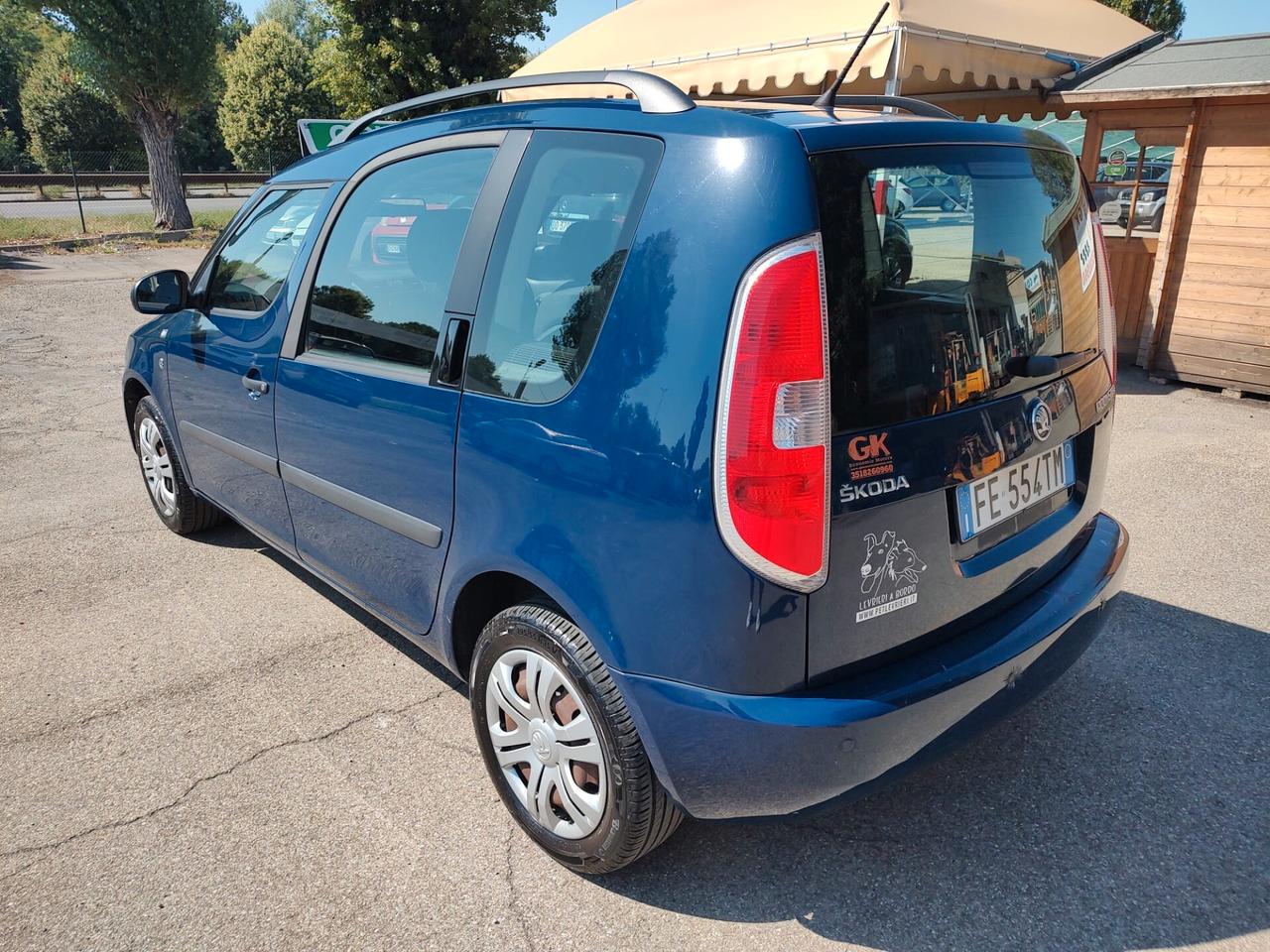 Skoda Roomster 1.2 12V 70CV Easy SENSORI RETRO, GARANZIA L.12 MESI, OK NEOPATENTATI