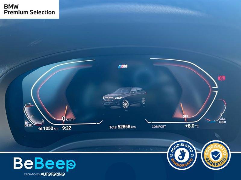 BMW X3 XDRIVE20D MHEV 48V MSPORT AUTO