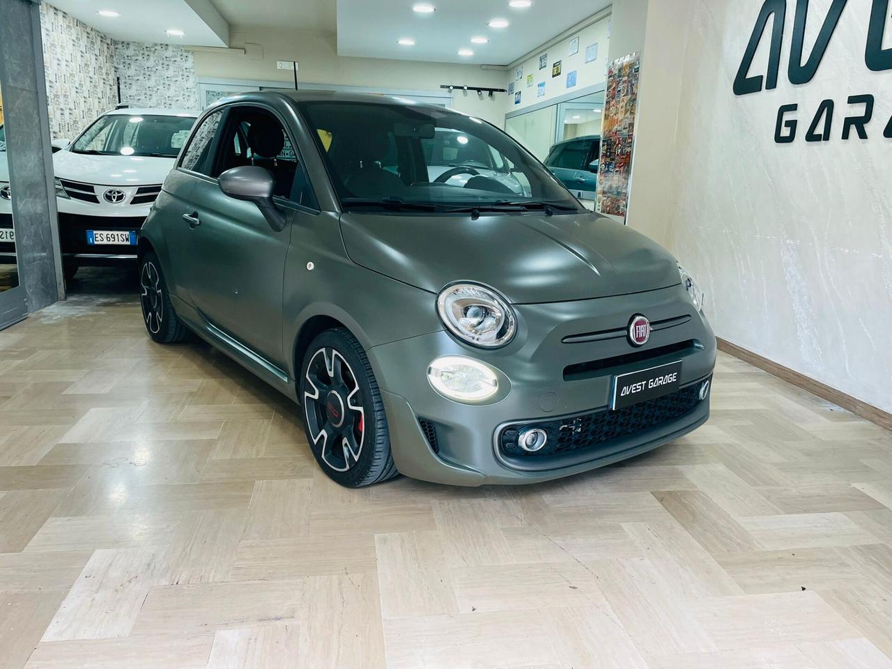 Fiat 500 S TwinAir Turbo 105 CV Riva Matt Olive Green