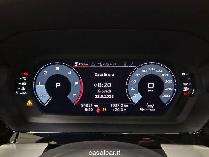 Audi A3 SPB 35 TDI S tronic Business Advanced 3 ANNI DI GARANZIA KM ILLIMITATI PARI ALLA NUOVA