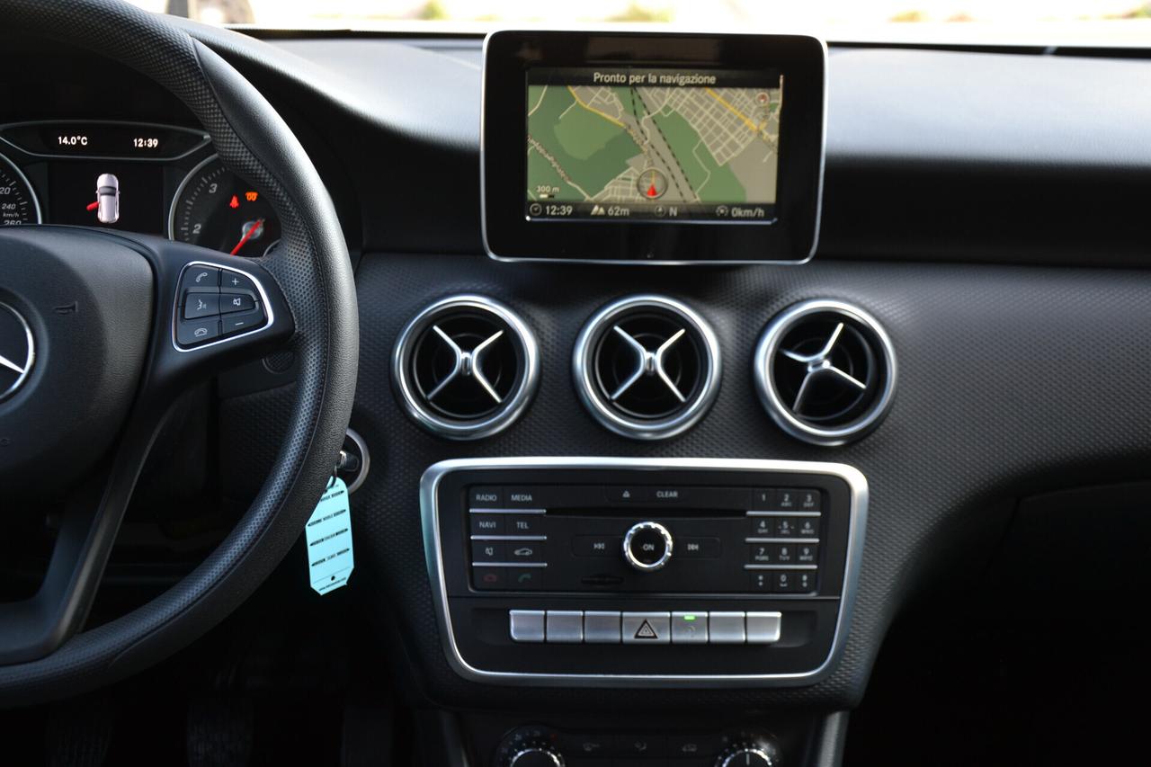 Mercedes-benz A 180 1.5 D 109CV 6M NAVI+PELLE+RCAM+CRUISE+CERCHI+EURO6
