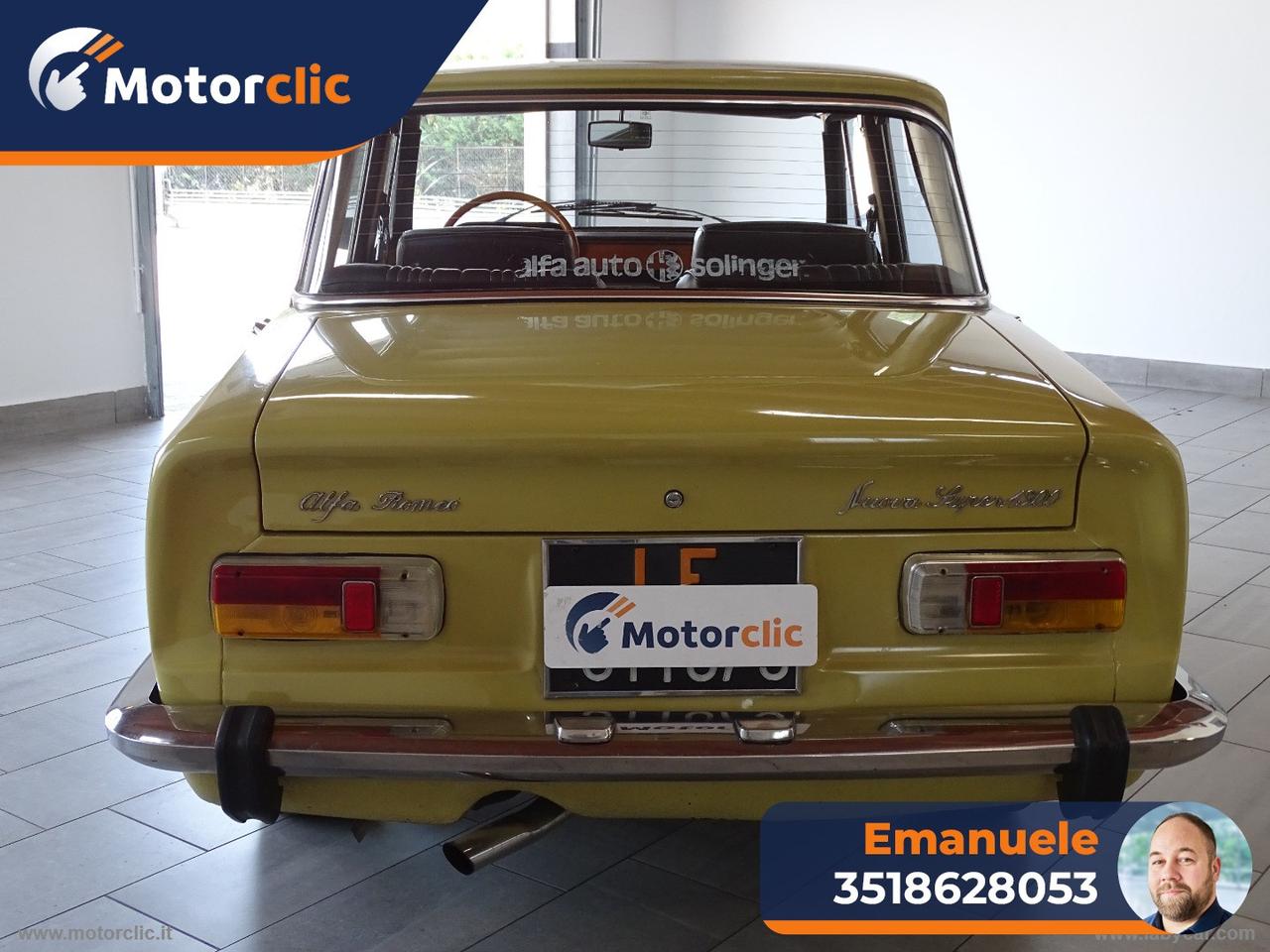 ALFA ROMEO GIULIA SUPER 1.3 NUOVA SUPER CONSERVATA