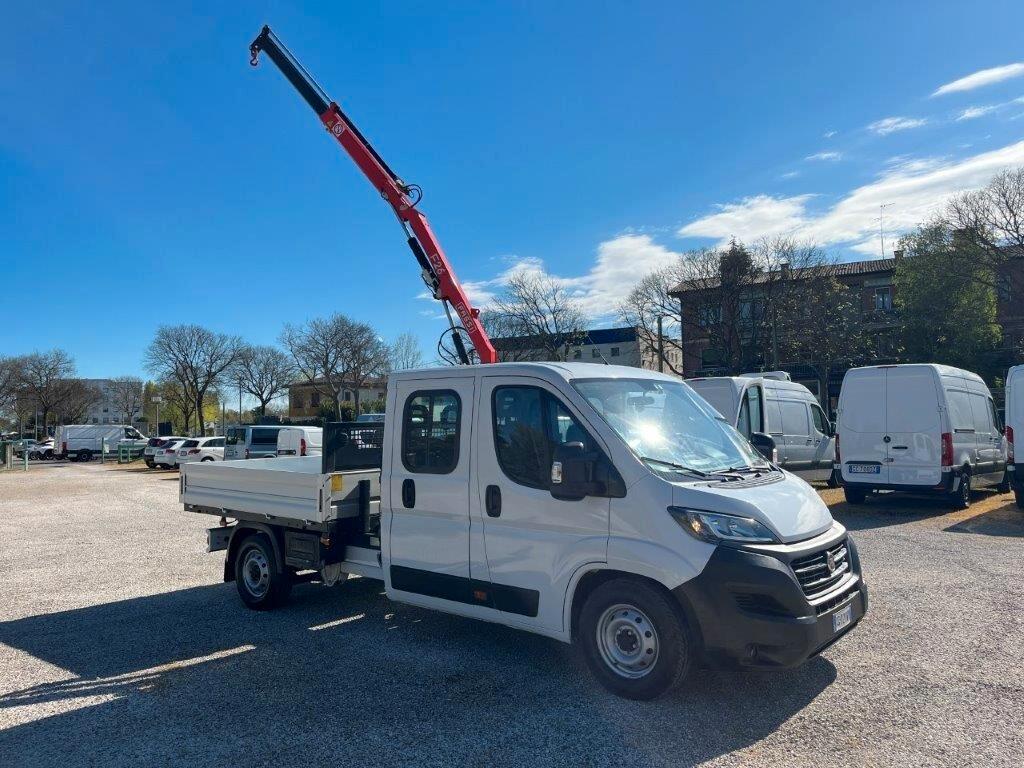 Fiat Ducato MAXI 6+1 35 LH1 2.3 Mjet 140CV Cassone Gru Fassi