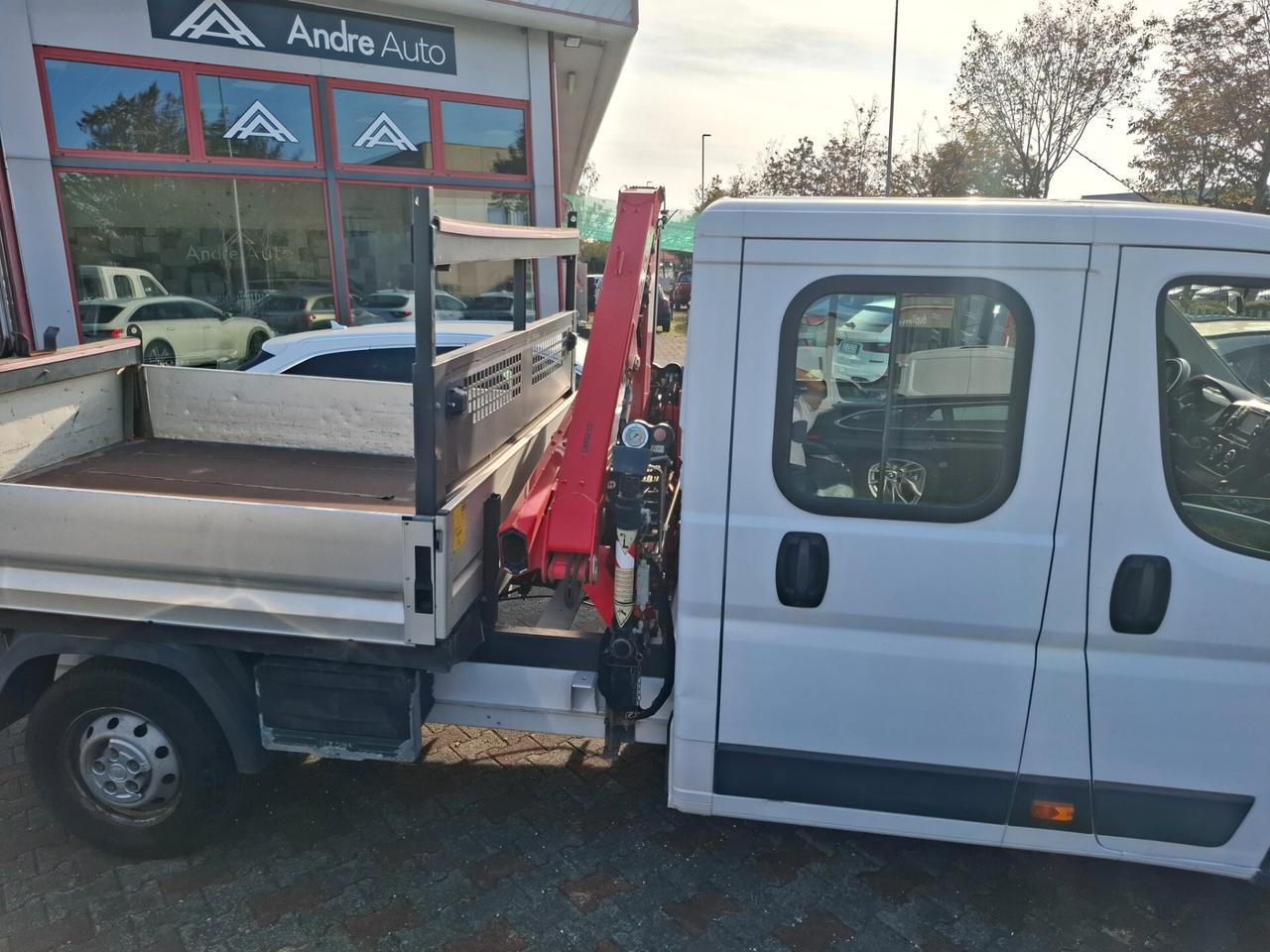 Fiat Ducato Maxi 35 2.3 Mjt doppia cabina allestito con Gru Fassi