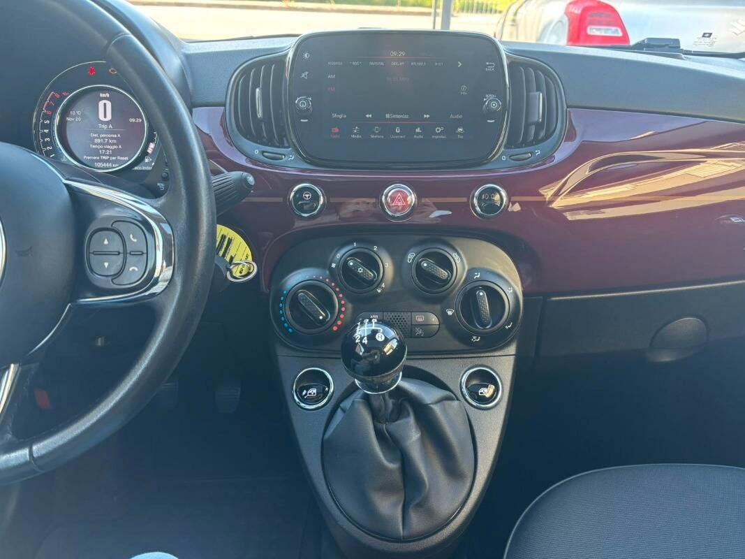 Fiat 500 1.2 Collezione easypower Gpl 69cv c sensori parcheggio