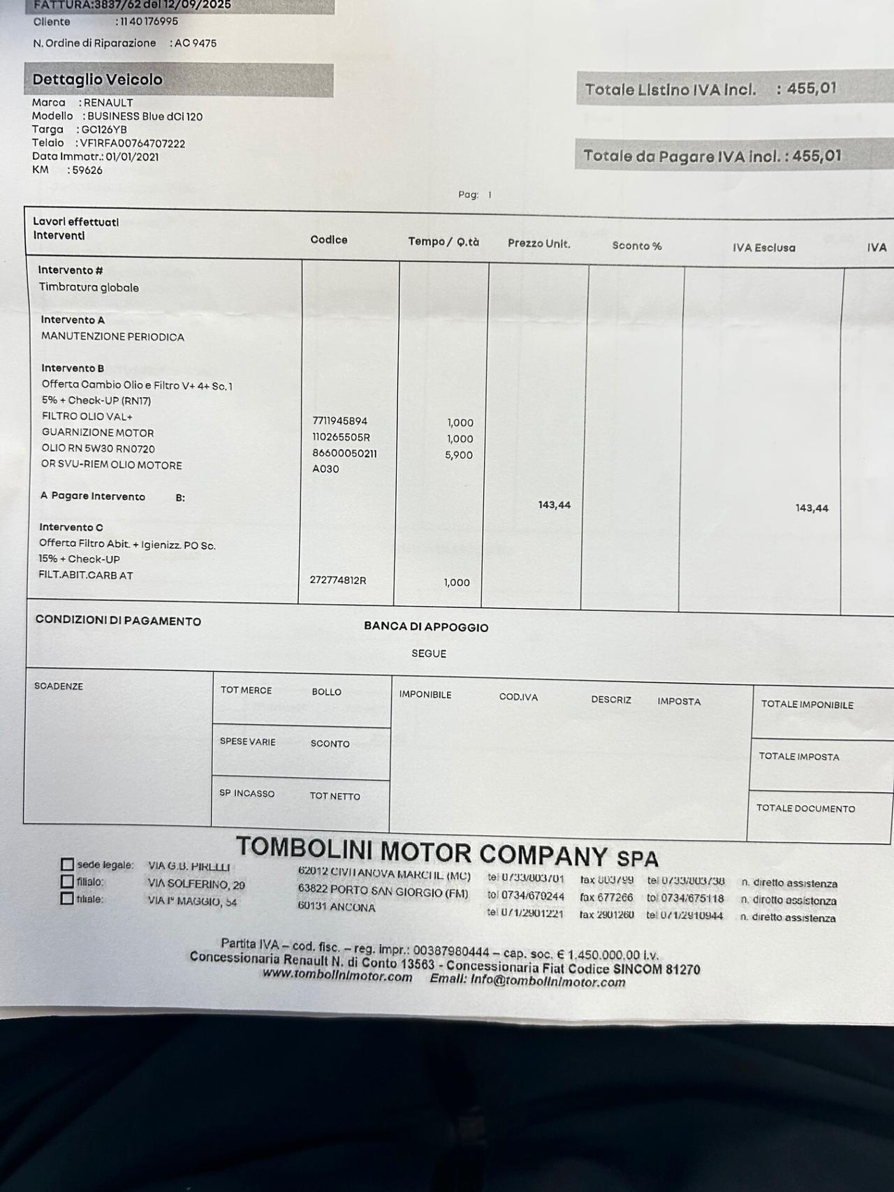 Renault Scenic Scénic Blue dCi 120 CV Business