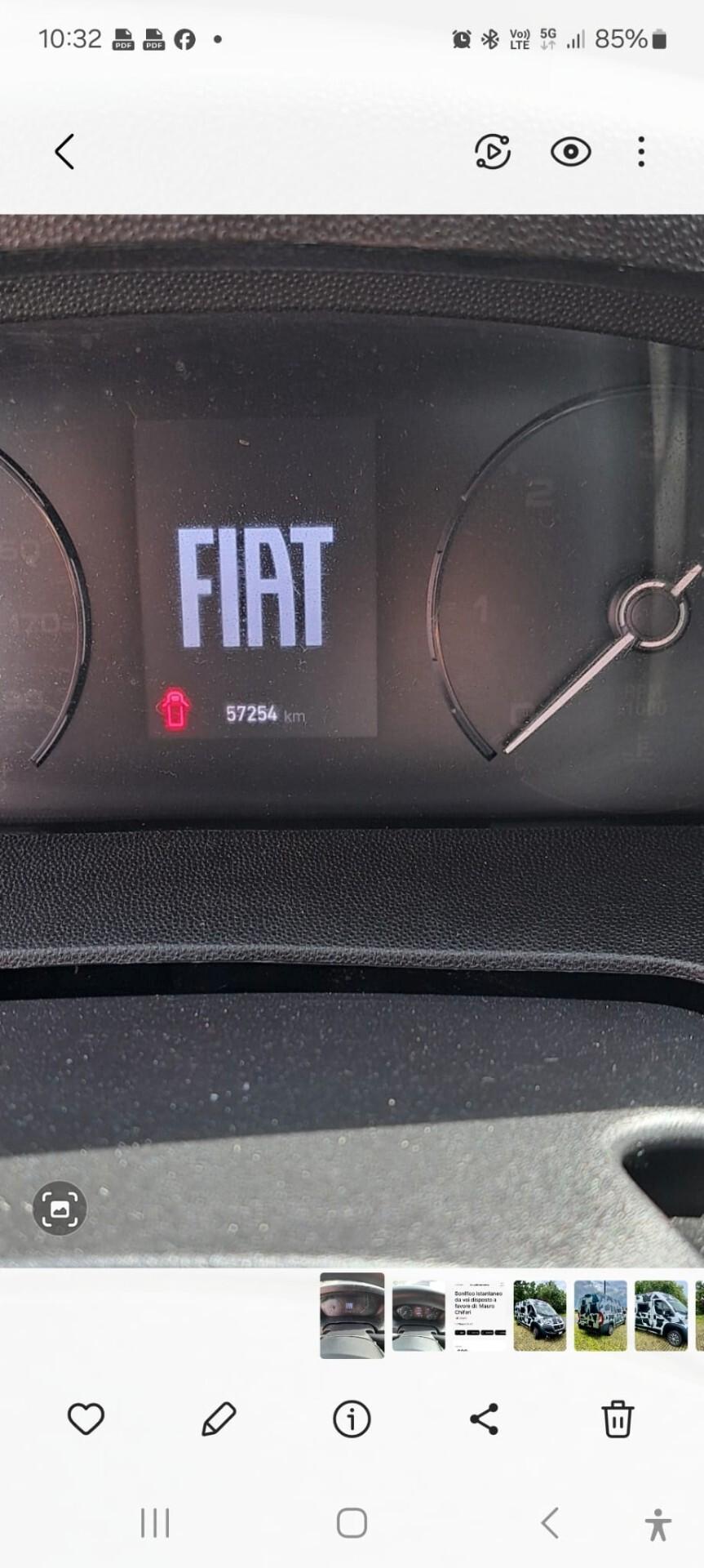FIAT DUCATO CON KM 57200 CERTIFICATI DEL 2022 L2 H2
