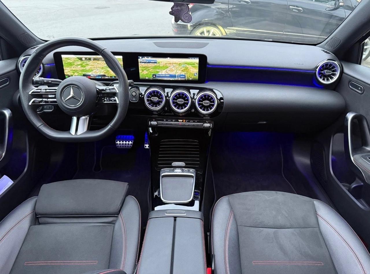 Mercedes-benz A 180 d Automatic AMG Led Tetto Apribile Pelle Navy Camera 360*Bi Xenon