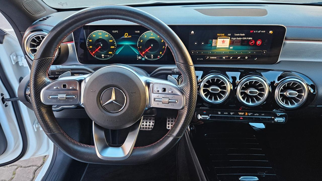 Mercedes-benz CLA 200 Coupe Premium AMG auto 163CV NAVY-CAM-SED.RISC