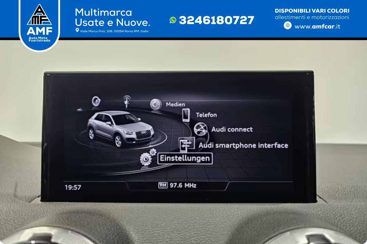 Audi Q2 35 TFSI Telecamera virtuale Riscaldatore ausiliario Sedili sportivi