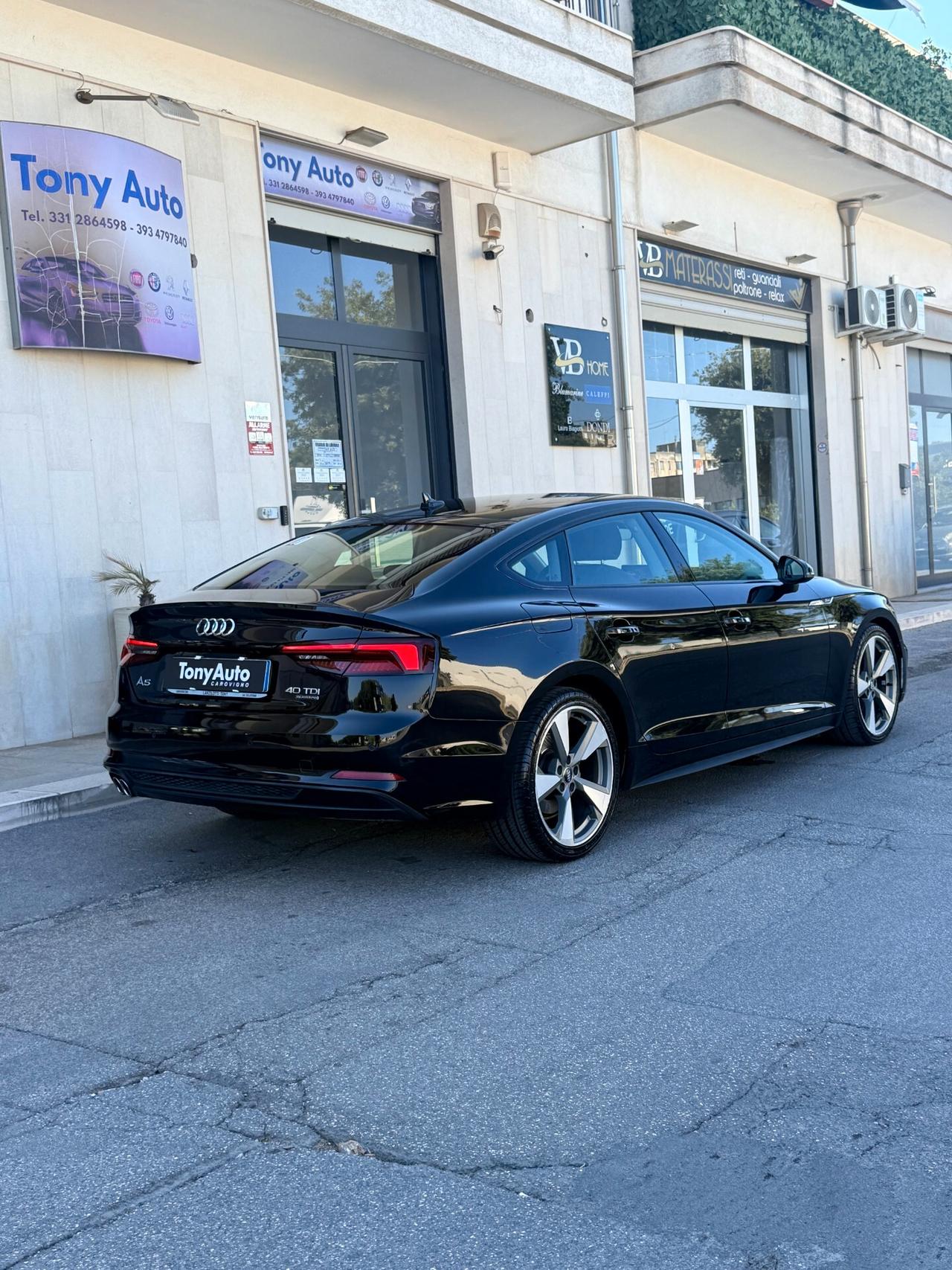 Audi A5 SPORTBACK 2.0 tdi S line edition TOTAL BLACK quattro s-tronic VIRTUAL COCKPIT,ANDROID AUTO,NAVI,APPL