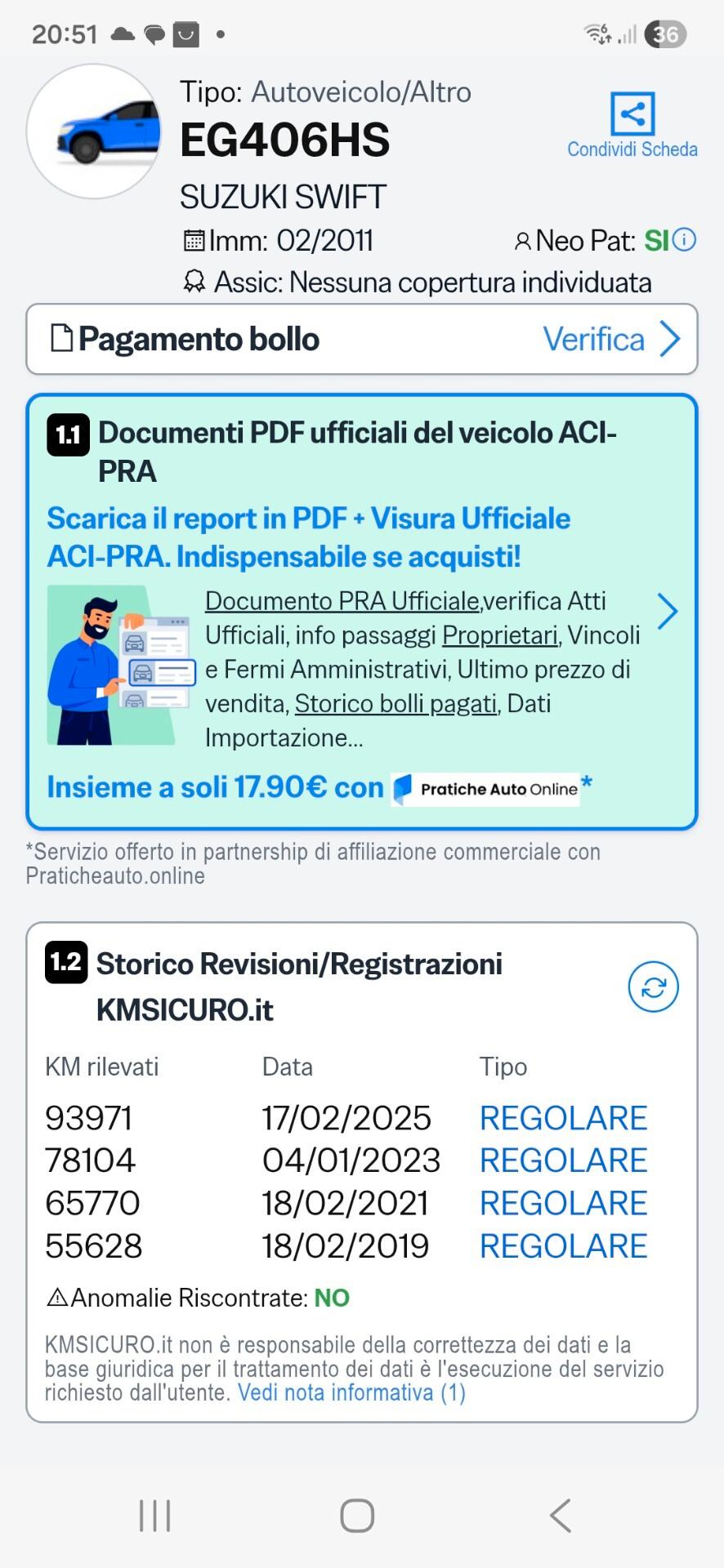 Suzuki Swift 1.2B 4x4 perfetta e garantita 12 mesi