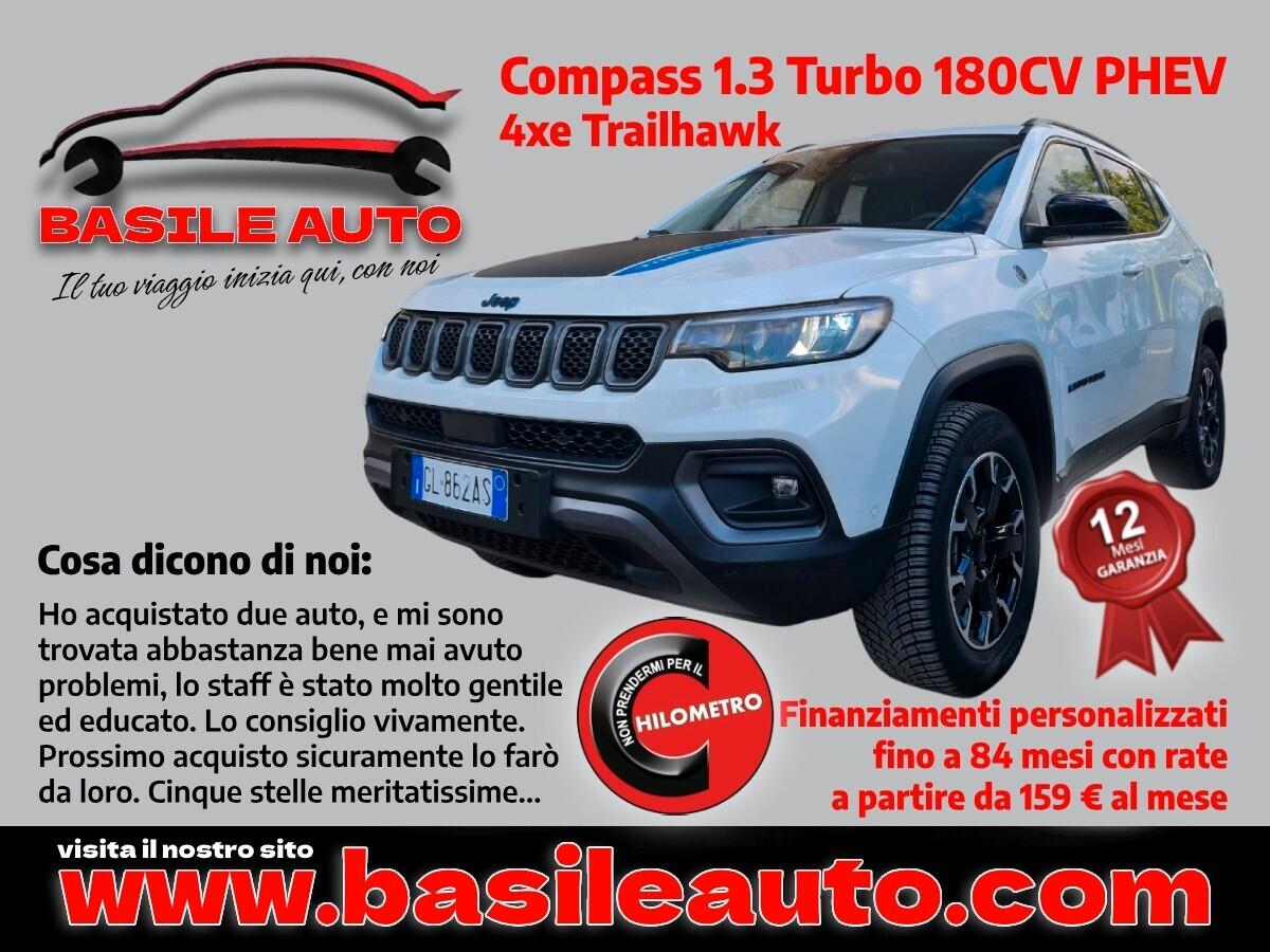 Jeep Compass 1.3 Turbo T4 180CV PHEV AT6 4xe Trailhawk