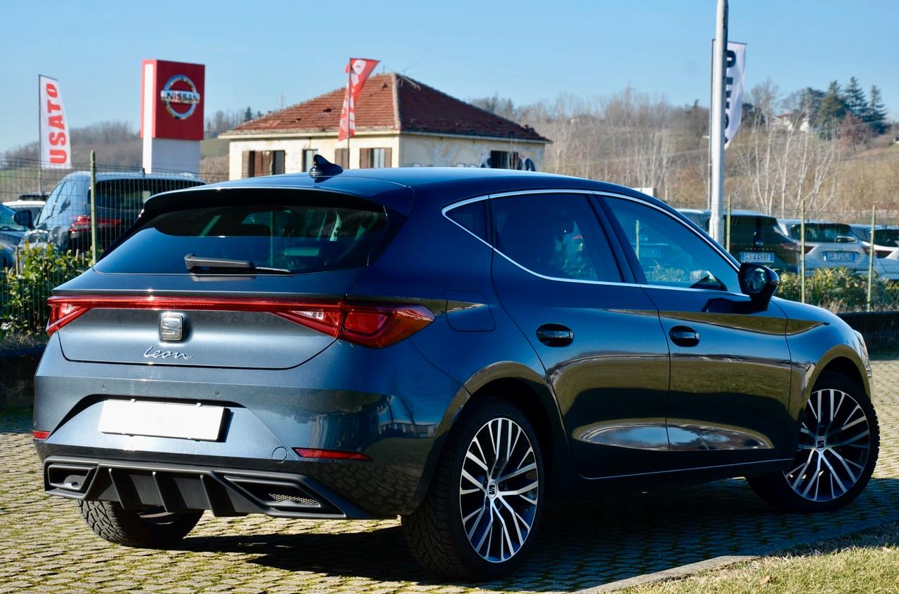 SEAT LEON 1.5 ETSI MHEV XCELLENCE 150cv DSG, TUTTI I SERVICE UFFICIALI SEAT, UFFICIALE ITALIANA, EURO 6D, NAVI, 18", PERMUTE