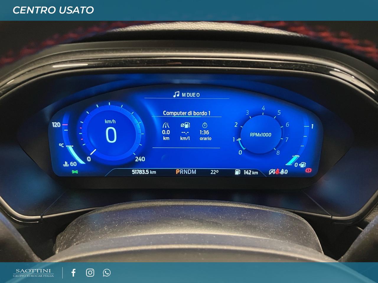 1.0 ecoboost h ST-LINE x 125 CV Powershift