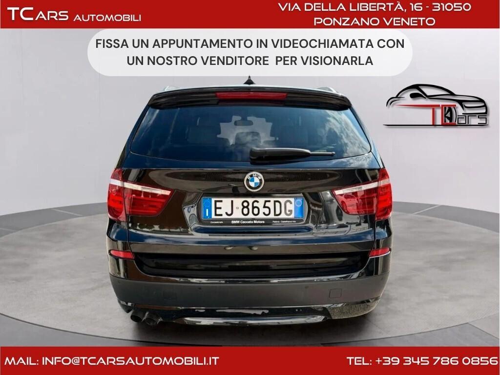 BMW X3 3.0 XDRIVE UNIPRO KM CERT GARANZIA 3 ANNI